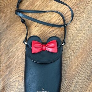 Kate Spade Black Bag with Red Bow Minnie Mouse Edition